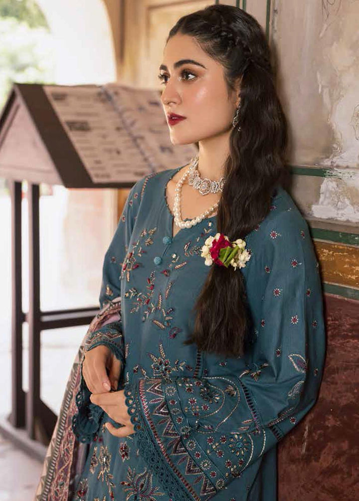 Maya By Nureh Embroidered Khaddar Suits Unstitched 3 Piece NU22MK NW-72 - Winter Collection