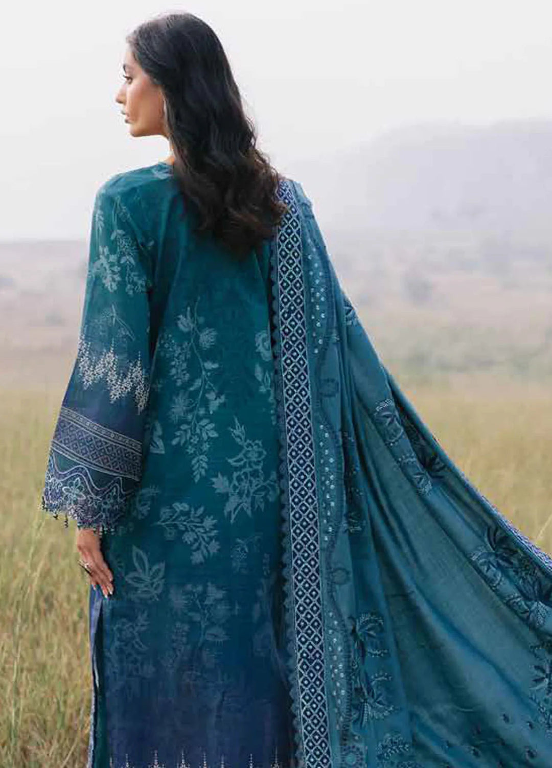 Maya by Nureh Embroidered Khaddar Suit Unstitched 3 Piece NU24MW NW-94 - Winter Collection