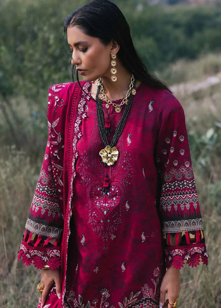 Maya by Nureh Embroidered Khaddar Suit Unstitched 3 Piece NU24MW NW-95 - Winter Collection
