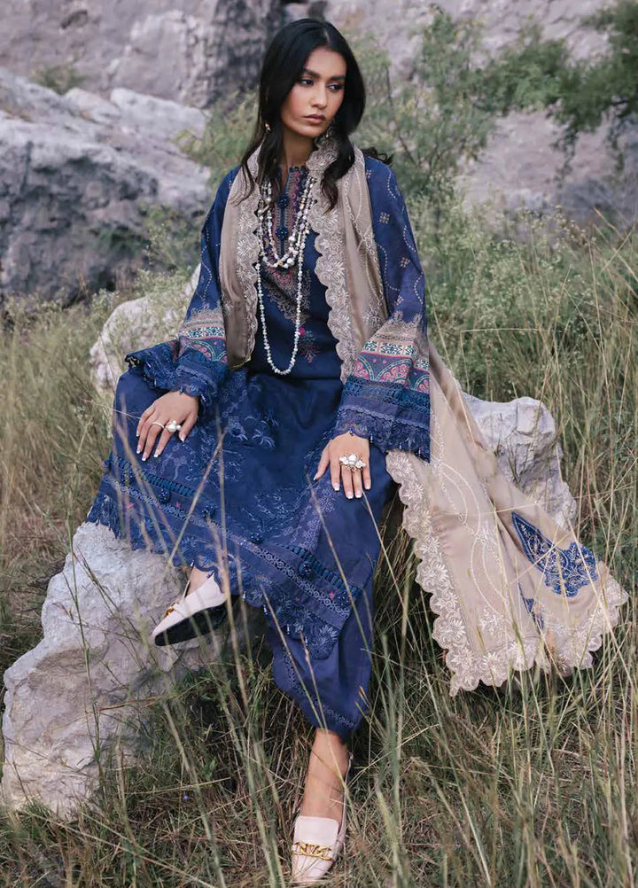 Maya by Nureh Embroidered Khaddar Suit Unstitched 3 Piece NU24MW NW-97 - Winter Collection