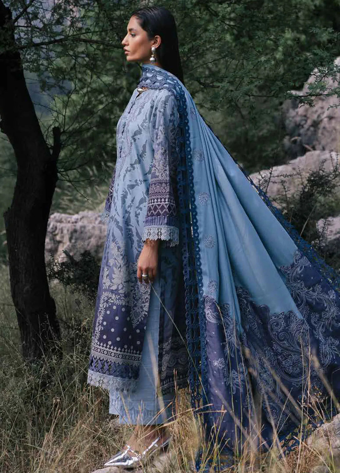 Maya by Nureh Embroidered Khaddar Suit Unstitched 3 Piece NU24MW NW-99 - Winter Collection