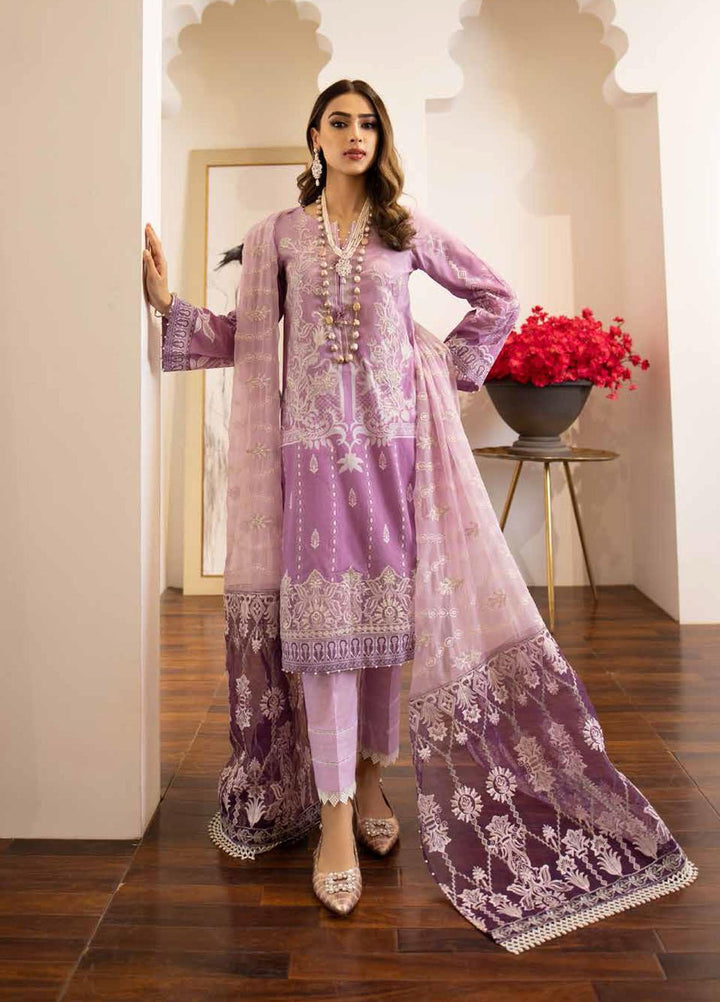Maya by Nureh Embroidered Lawn Suits Unstitched 3 Piece NU21ML 11 - Summer Collection