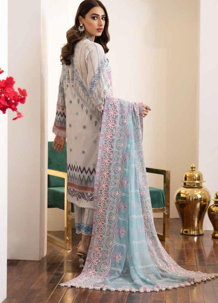 Maya by Nureh Embroidered Lawn Suits Unstitched 3 Piece NU21ML 15 - Summer Collection