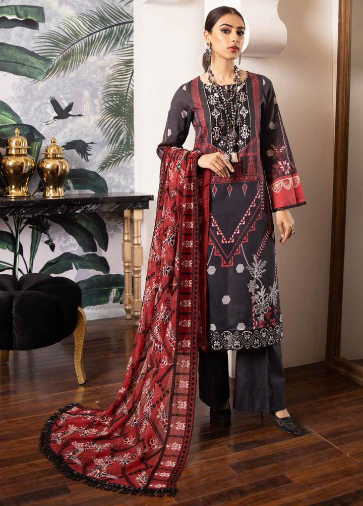 Maya by Nureh Embroidered Lawn Suits Unstitched 3 Piece NU21ML 16 - Summer Collection