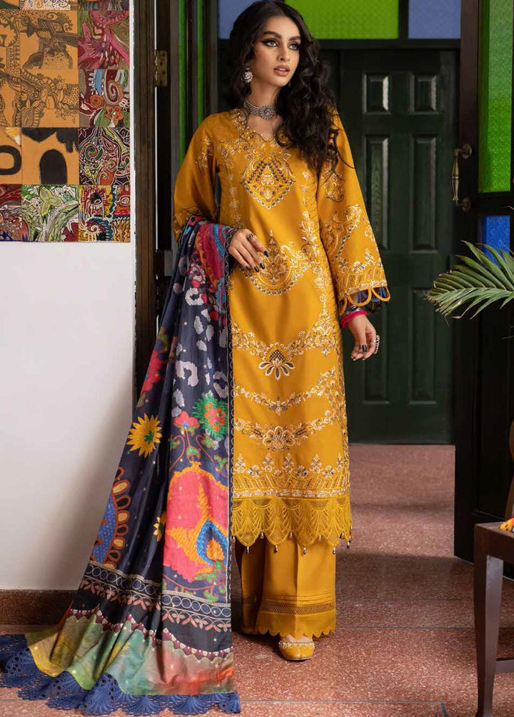 Maya By Nureh Embroidered Lawn Suits Unstitched 3 Piece NU22ML NS-35 - Summer Collection