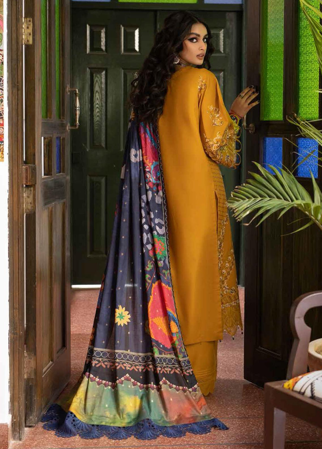 Maya By Nureh Embroidered Lawn Suits Unstitched 3 Piece NU22ML NS-35 - Summer Collection