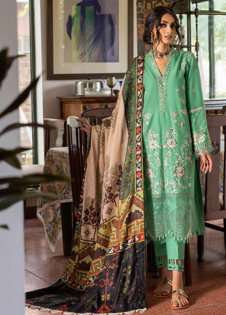Maya By Nureh Embroidered Lawn Suits Unstitched 3 Piece NU22ML NS-36 - Summer Collection