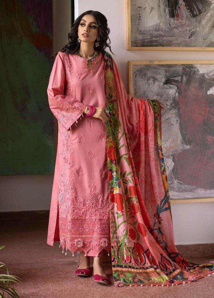 Maya By Nureh Embroidered Lawn Suits Unstitched 3 Piece NU22ML NS-38 - Summer Collection
