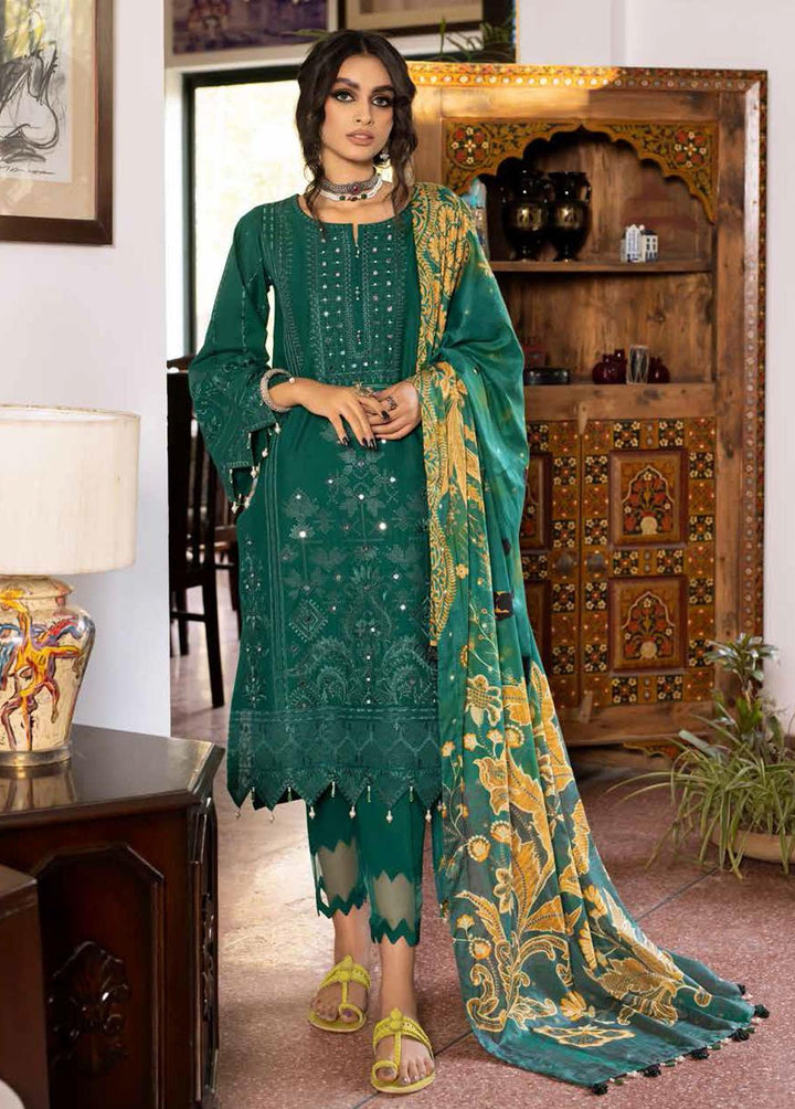 Maya By Nureh Embroidered Lawn Suits Unstitched 3 Piece NU22ML NS-39 - Summer Collection