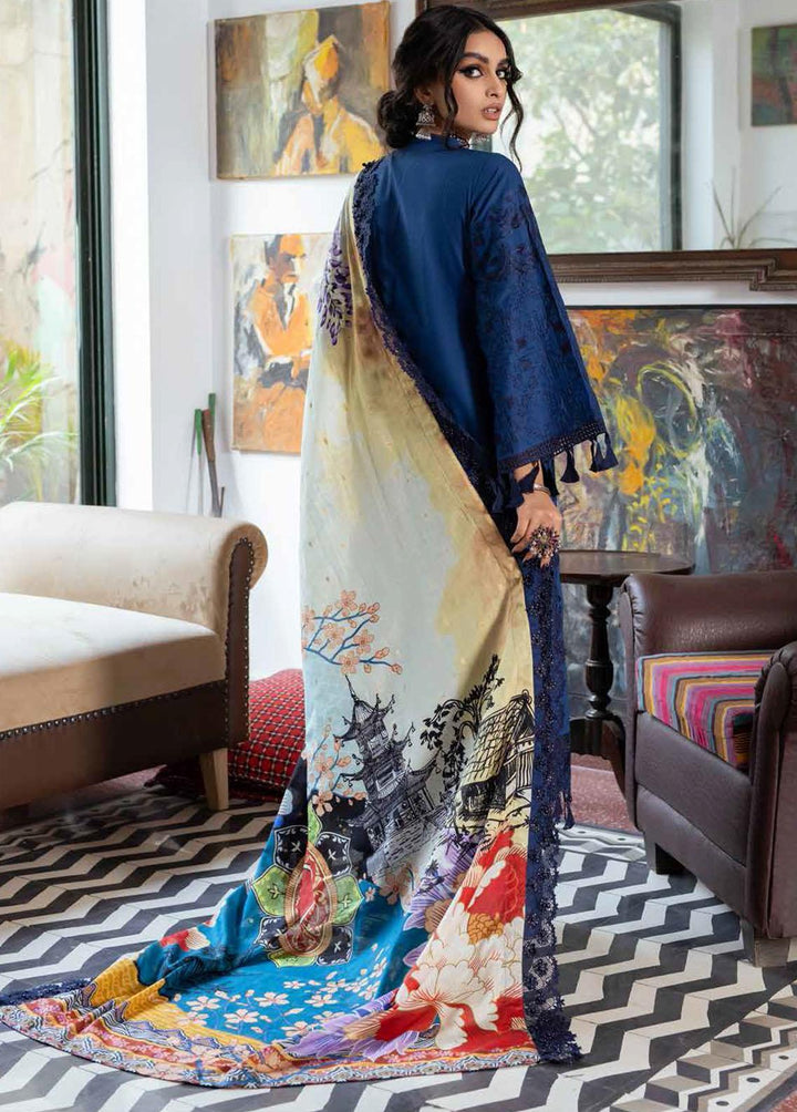 Maya By Nureh Embroidered Lawn Suits Unstitched 3 Piece NU22ML NS-41 - Summer Collection