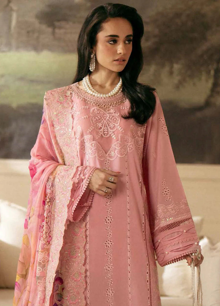 Maya By Nureh  Embroidered Lawn Suit Unstitched 3 Piece NU24ML NS-141 - Summer Collection