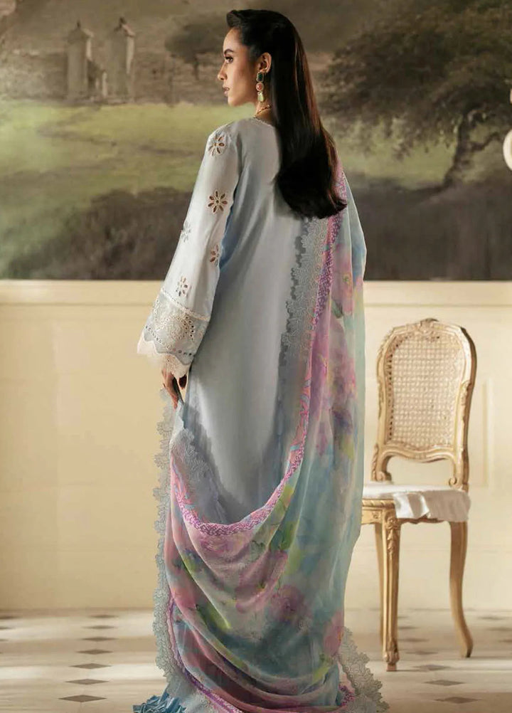 Maya By Nureh  Embroidered Lawn Suit Unstitched 3 Piece NU24ML NS-145 - Summer Collection