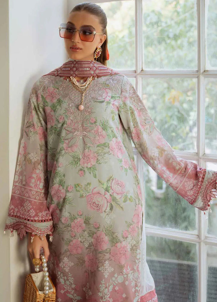 Maya by Nureh Embroidered Lawn Suit Unstitched 3 Piece NU25ML NS-147 - Summer Collection