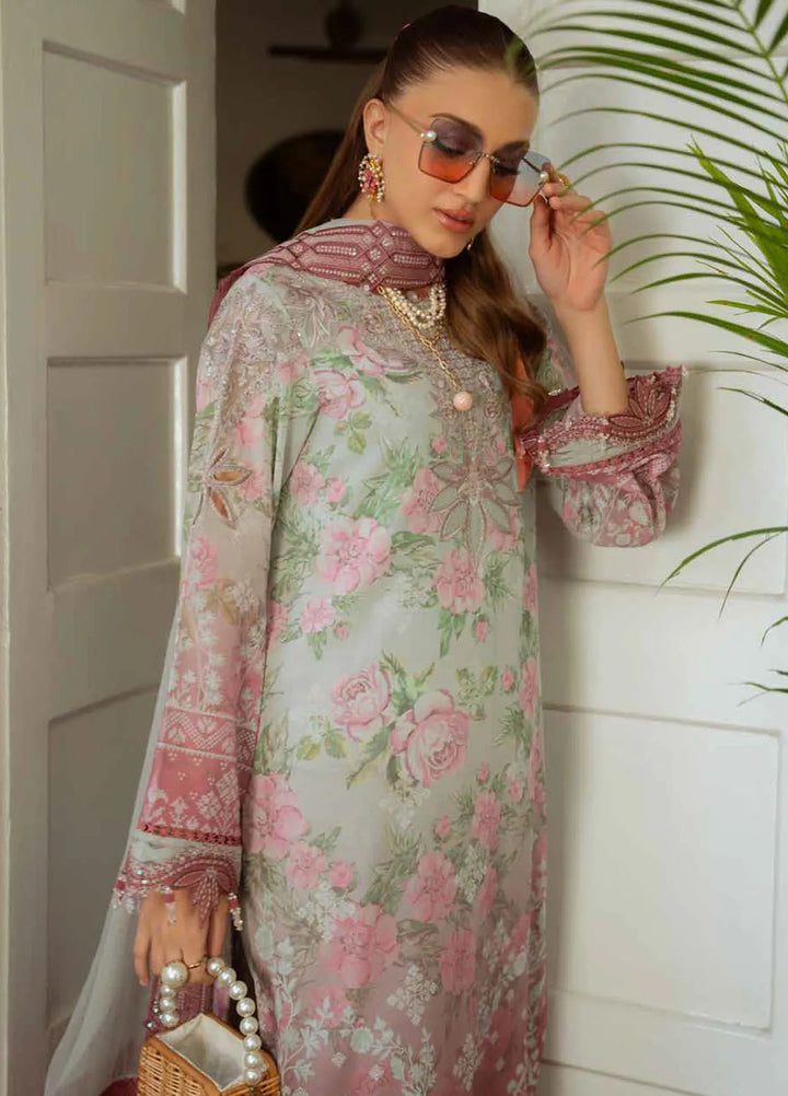 Maya by Nureh Embroidered Lawn Suit Unstitched 3 Piece NU25ML NS-147 - Summer Collection
