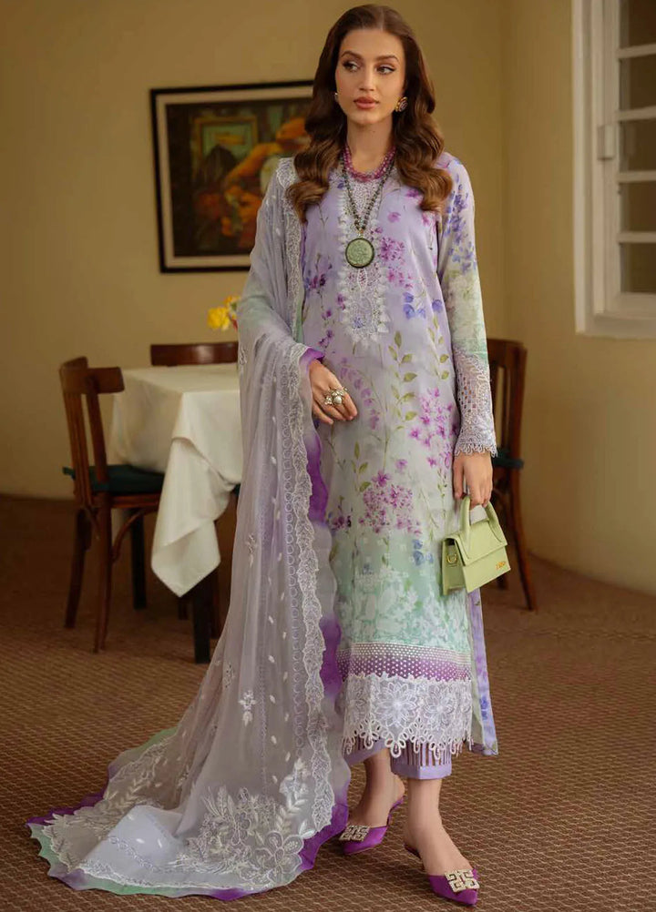 Maya by Nureh Embroidered Lawn Suit Unstitched 3 Piece NU25ML NS-148 - Summer Collection