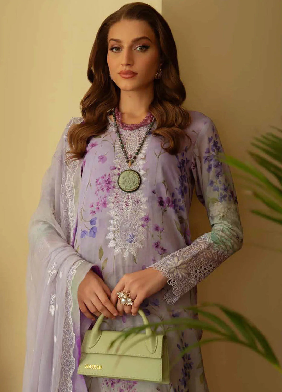 Maya by Nureh Embroidered Lawn Suit Unstitched 3 Piece NU25ML NS-148 - Summer Collection