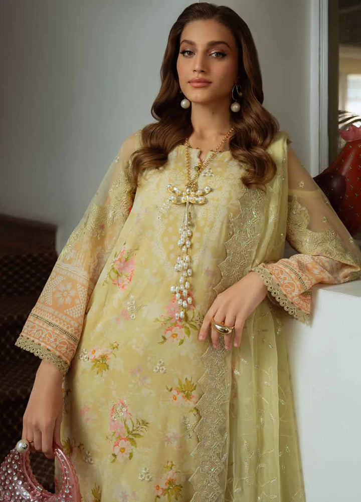 Maya by Nureh Embroidered Lawn Suit Unstitched 3 Piece NU25ML NS-149 - Summer Collection