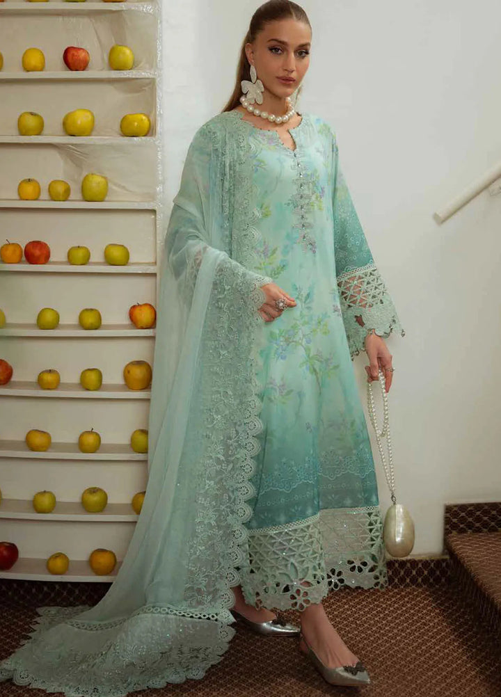 Maya by Nureh Embroidered Lawn Suit Unstitched 3 Piece NU25ML NS-150 - Summer Collection