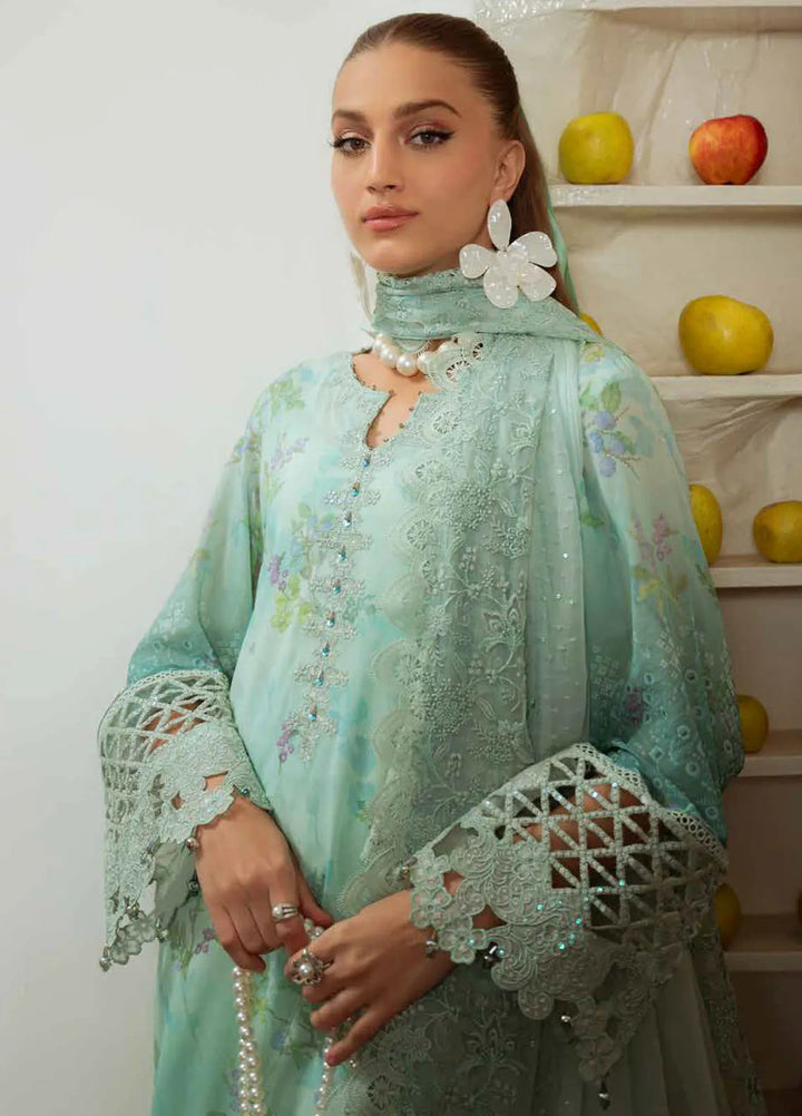 Maya by Nureh Embroidered Lawn Suit Unstitched 3 Piece NU25ML NS-150 - Summer Collection