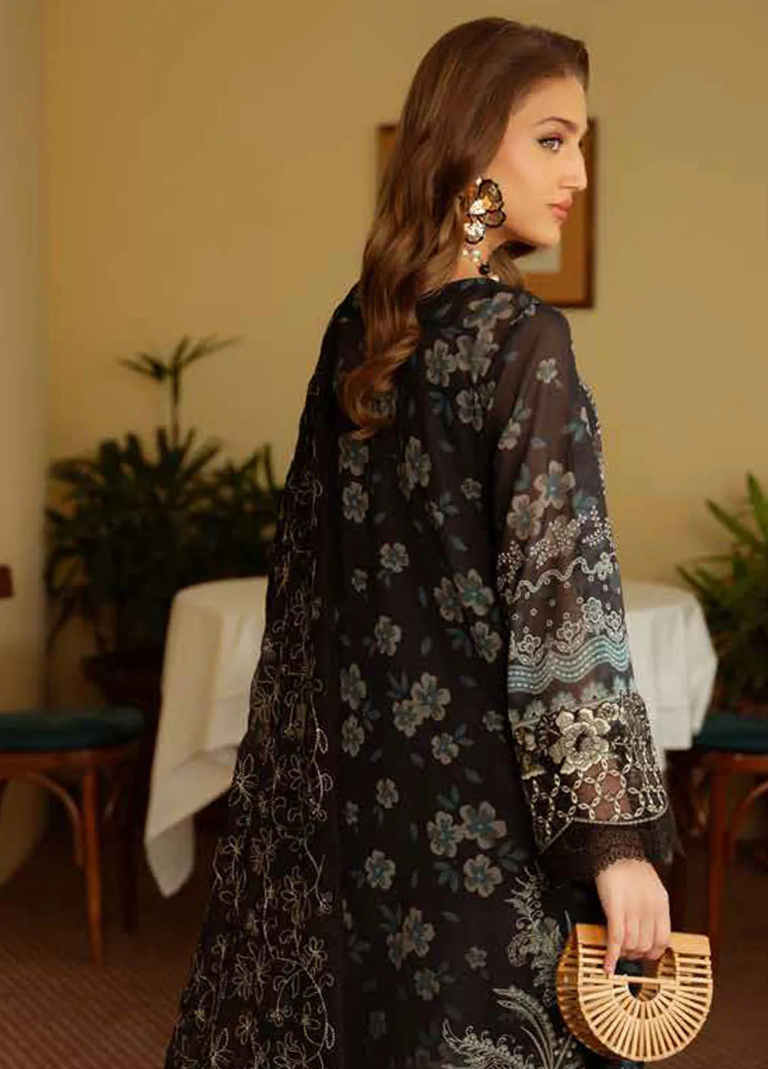 Maya by Nureh Embroidered Lawn Suit Unstitched 3 Piece NU25ML NS-151 - Summer Collection