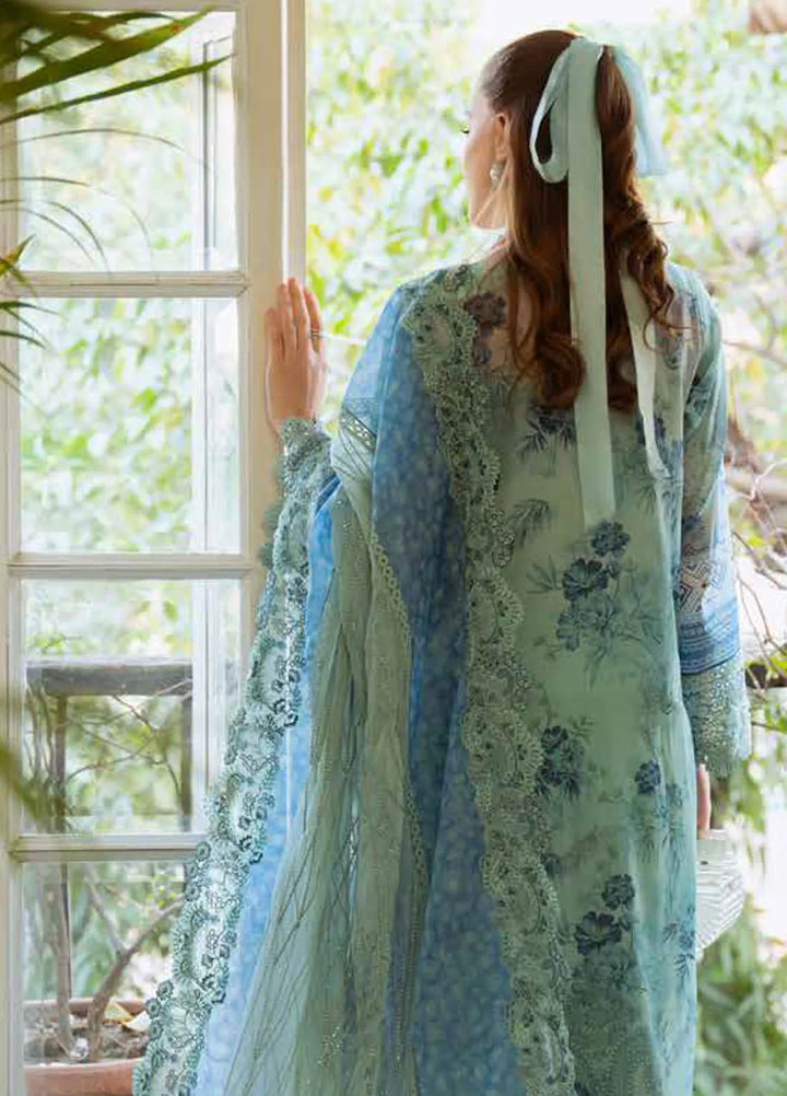 Maya by Nureh Embroidered Lawn Suit Unstitched 3 Piece NU25ML NS-152 - Summer Collection