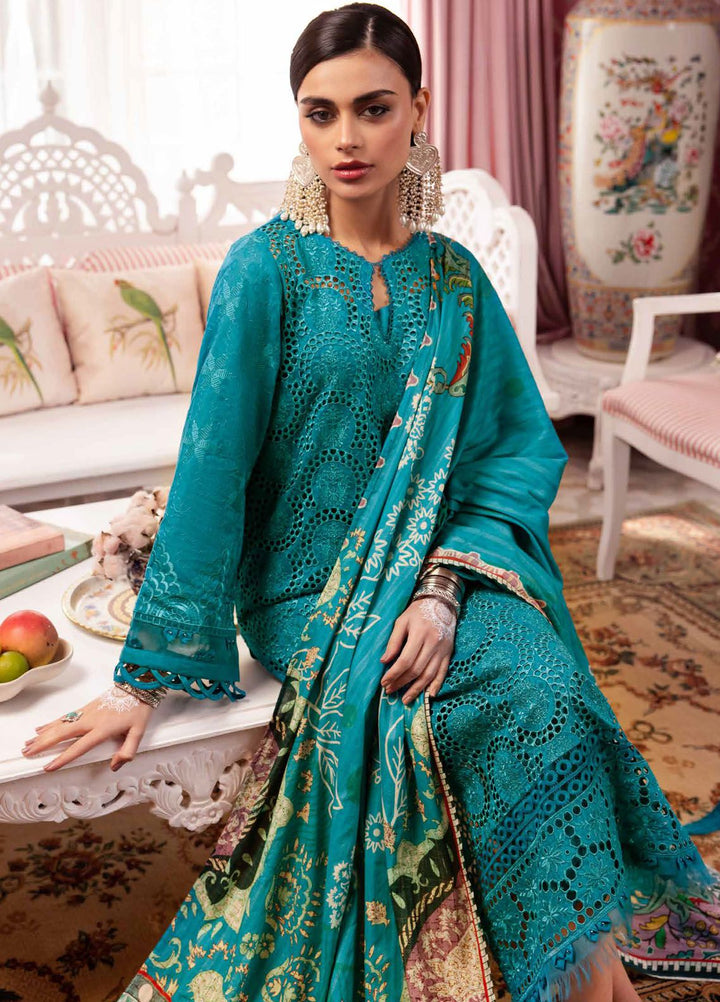 Maya by Nureh Embroidered Lawn Suits Unstitched 3 Piece NU24MJ NS-108 - Summer Collection