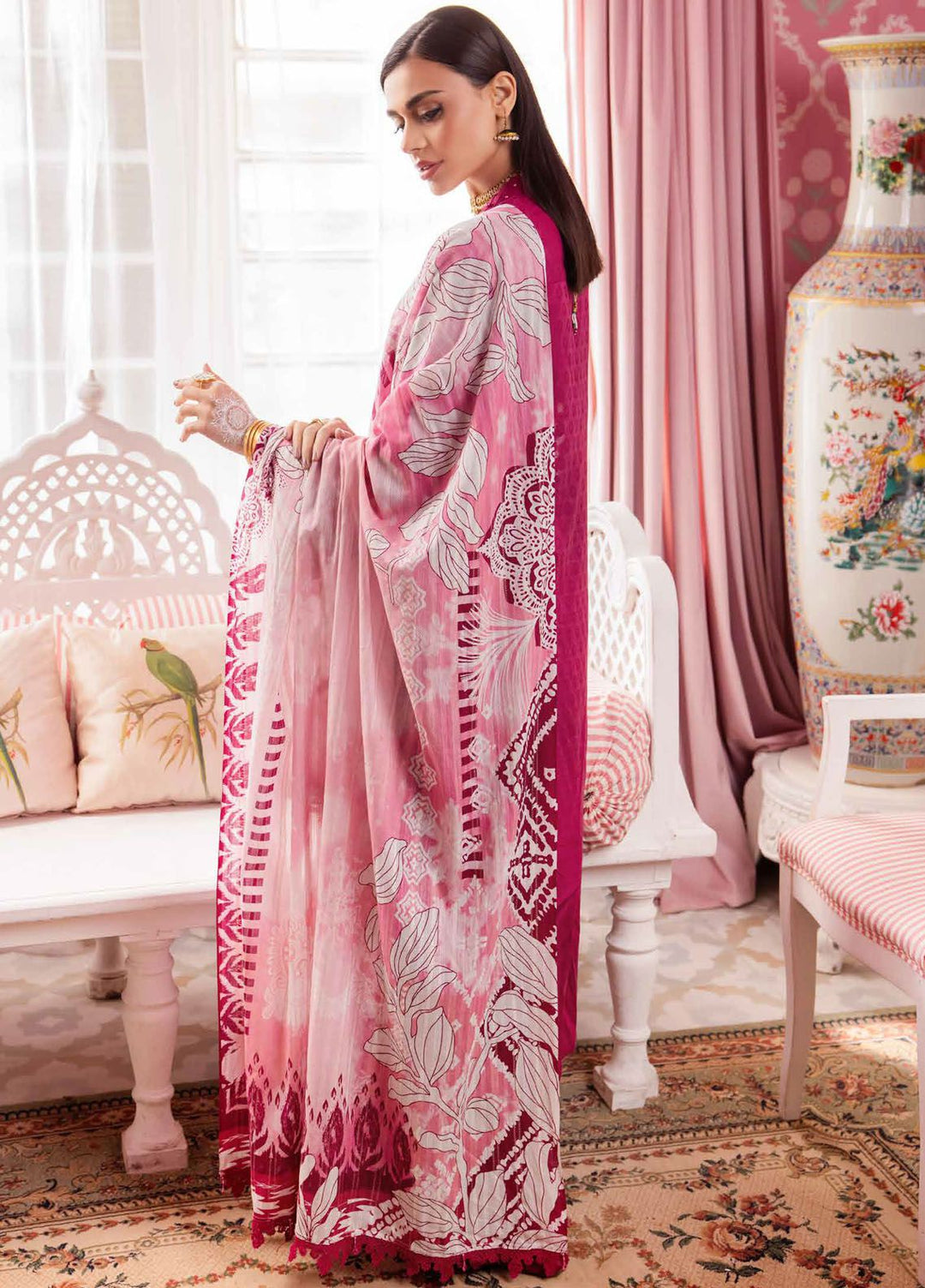 Maya by Nureh Embroidered Lawn Suits Unstitched 3 Piece NU24MJ NS-109 - Summer Collection