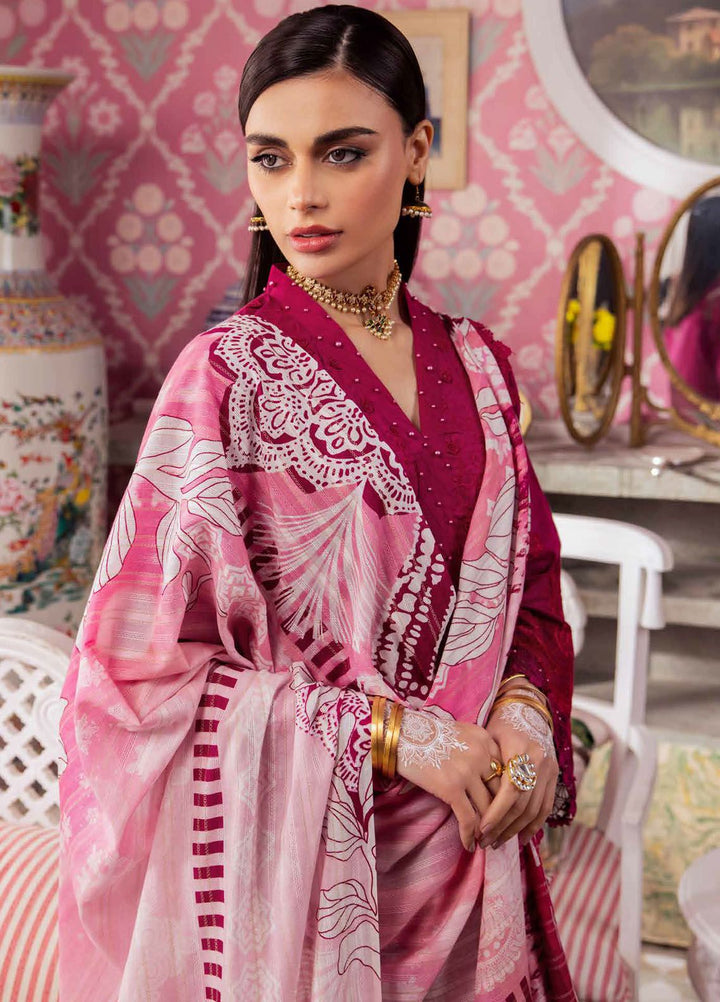 Maya by Nureh Embroidered Lawn Suits Unstitched 3 Piece NU24MJ NS-109 - Summer Collection