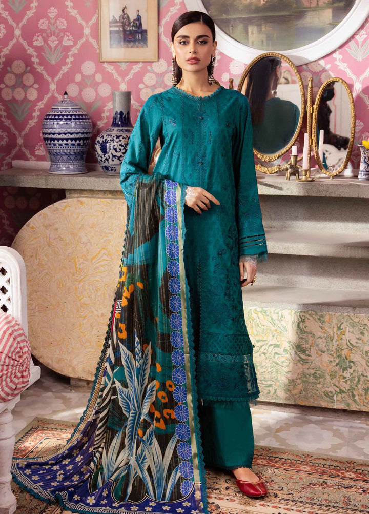 Maya by Nureh Embroidered Lawn Suits Unstitched 3 Piece NU24MJ NS-110 - Summer Collection