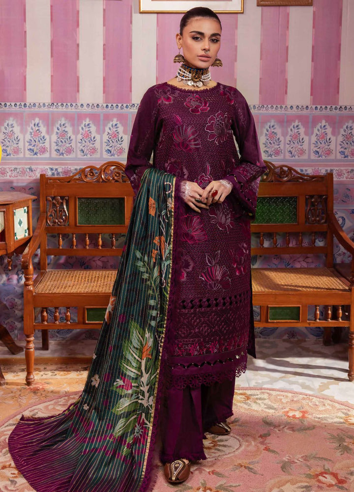 Maya by Nureh Embroidered Lawn Suits Unstitched 3 Piece NU24MJ NS-115 - Summer Collection