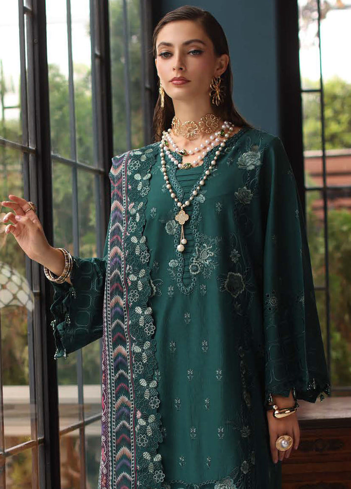 Maya by Nureh Embroidered Lawn Suits Unstitched 3 Piece NU25MU NS-154 - Summer Collection