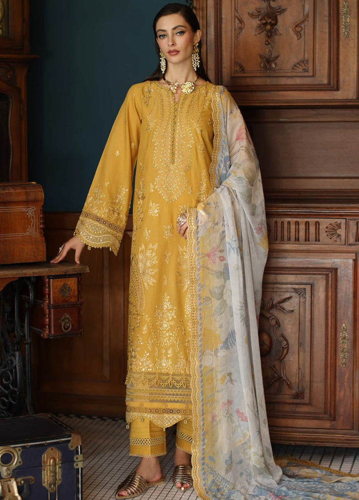 Maya by Nureh Embroidered Lawn Suits Unstitched 3 Piece NU25MU NS-155 - Summer Collection