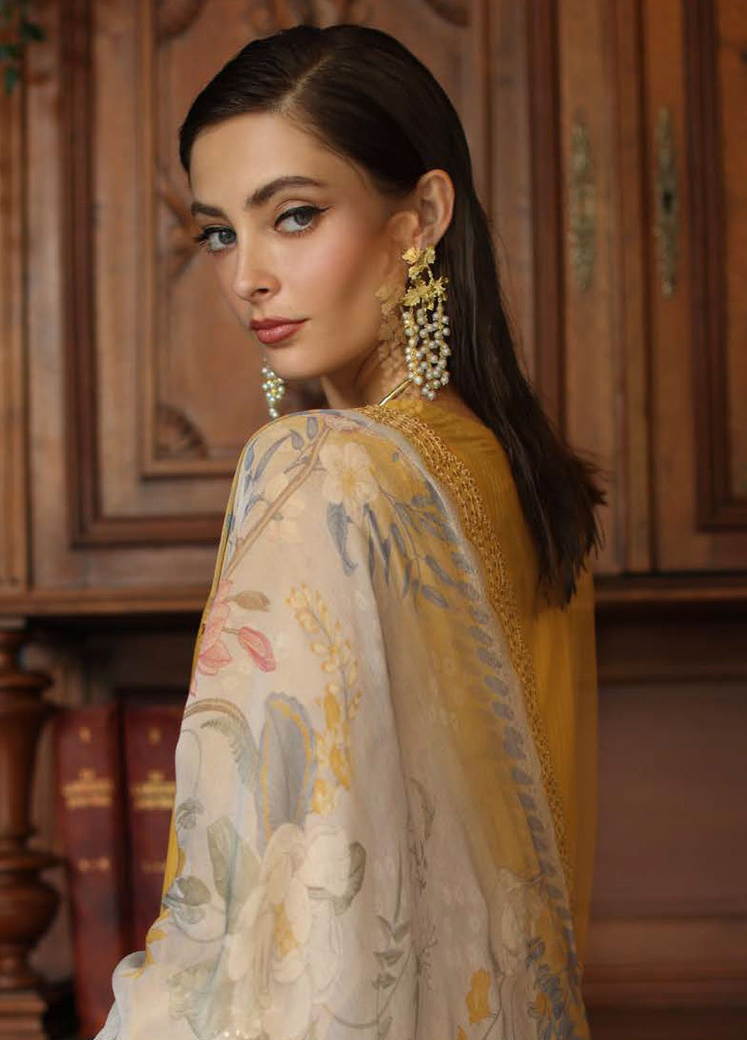 Maya by Nureh Embroidered Lawn Suits Unstitched 3 Piece NU25MU NS-155 - Summer Collection