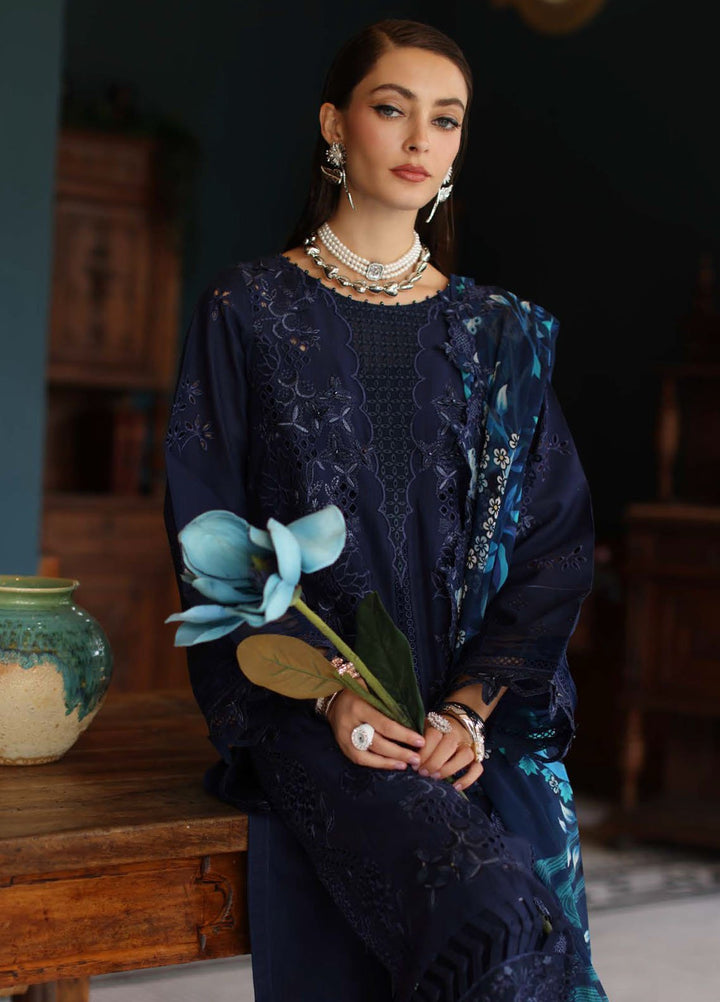 Maya by Nureh Embroidered Lawn Suits Unstitched 3 Piece NU25MU NS-158 - Summer Collection