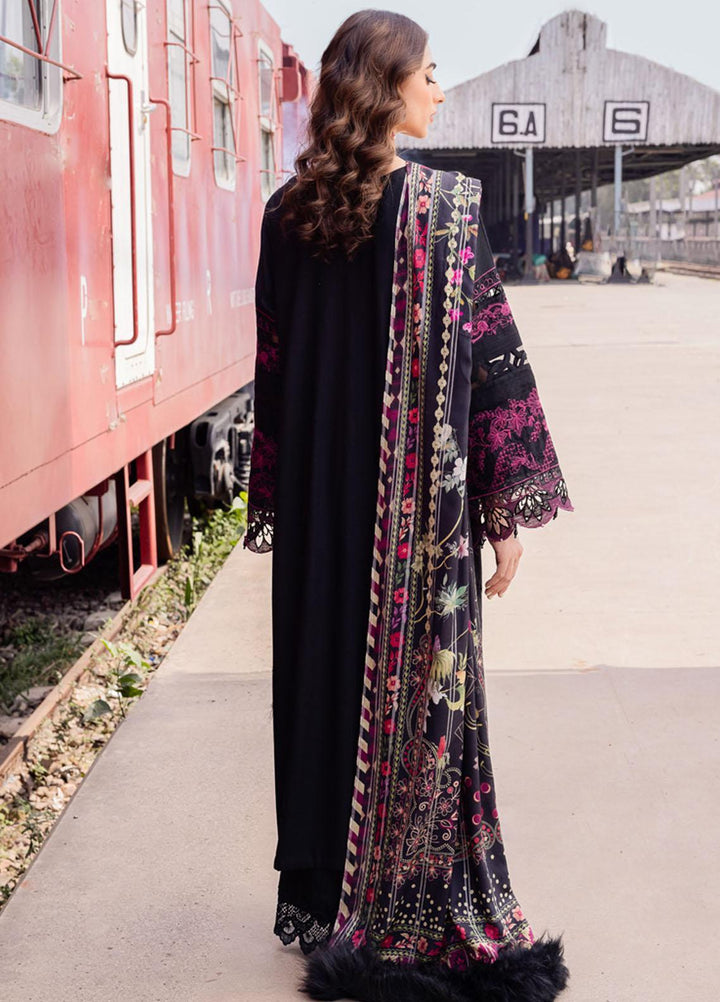Maya By Nureh Embroidered Linen Suits Unstitched 3 Piece NU23MEL NS-96 - Formal Collection