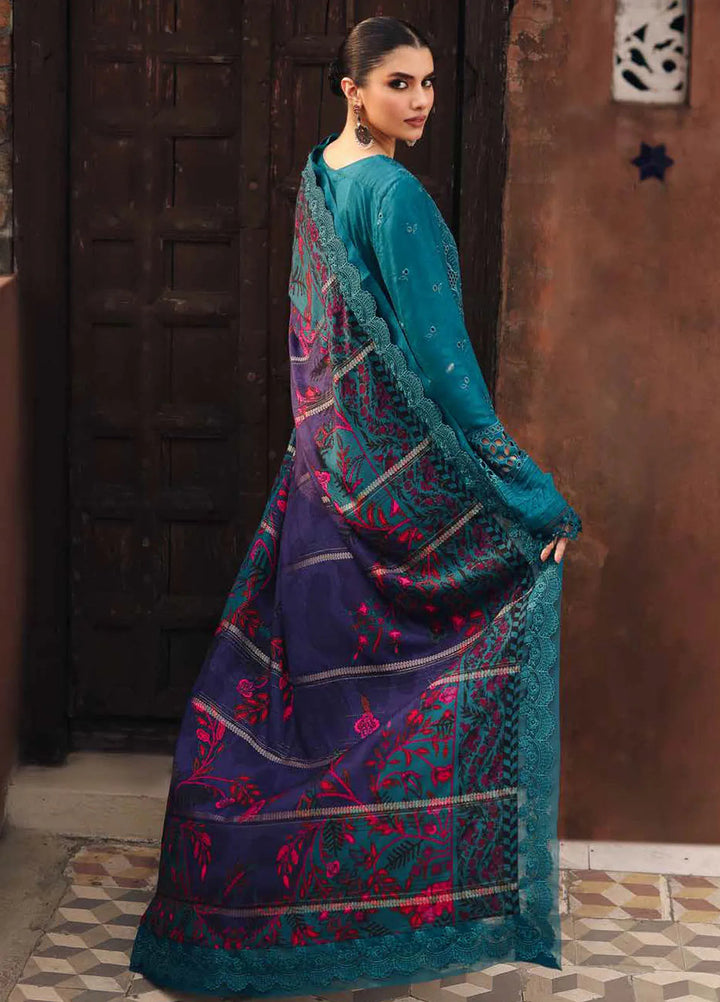 Maya By Nureh Embroidered Linen Suit Unstitched 3 Piece NU24MUL NW-81 - Fall Collection