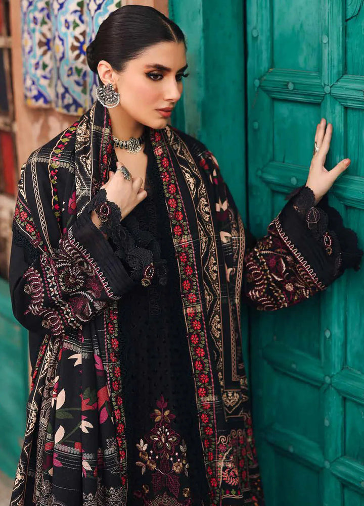 Maya By Nureh Embroidered Linen Suit Unstitched 3 Piece NU24MUL NW-83 - Fall Collection