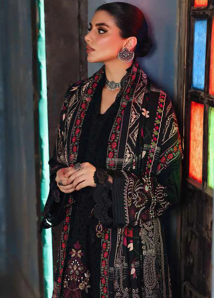 Maya By Nureh Embroidered Linen Suit Unstitched 3 Piece NU24MUL NW-83 - Fall Collection