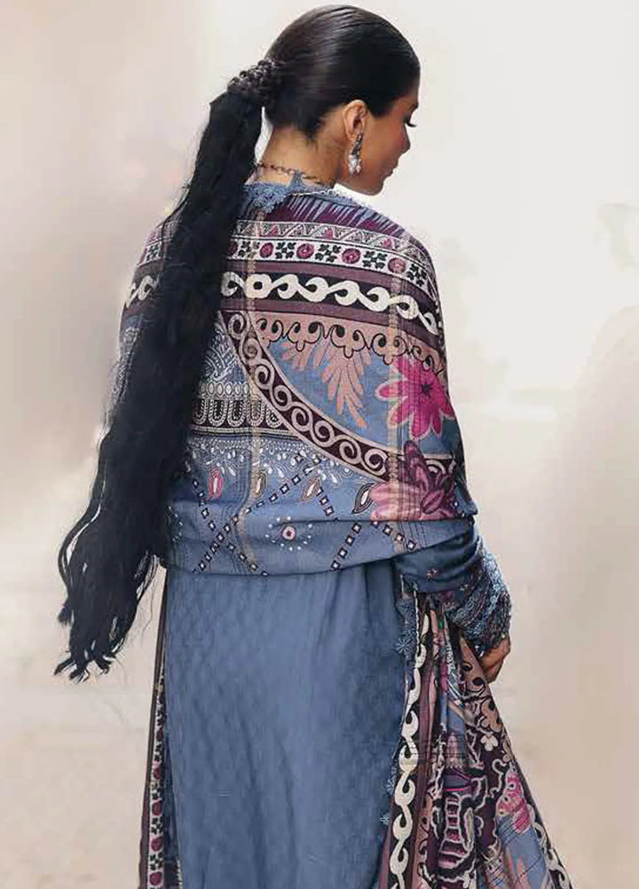 Maya By Nureh Embroidered Linen Suit Unstitched 3 Piece NU24MUL NW-85 - Fall Collection