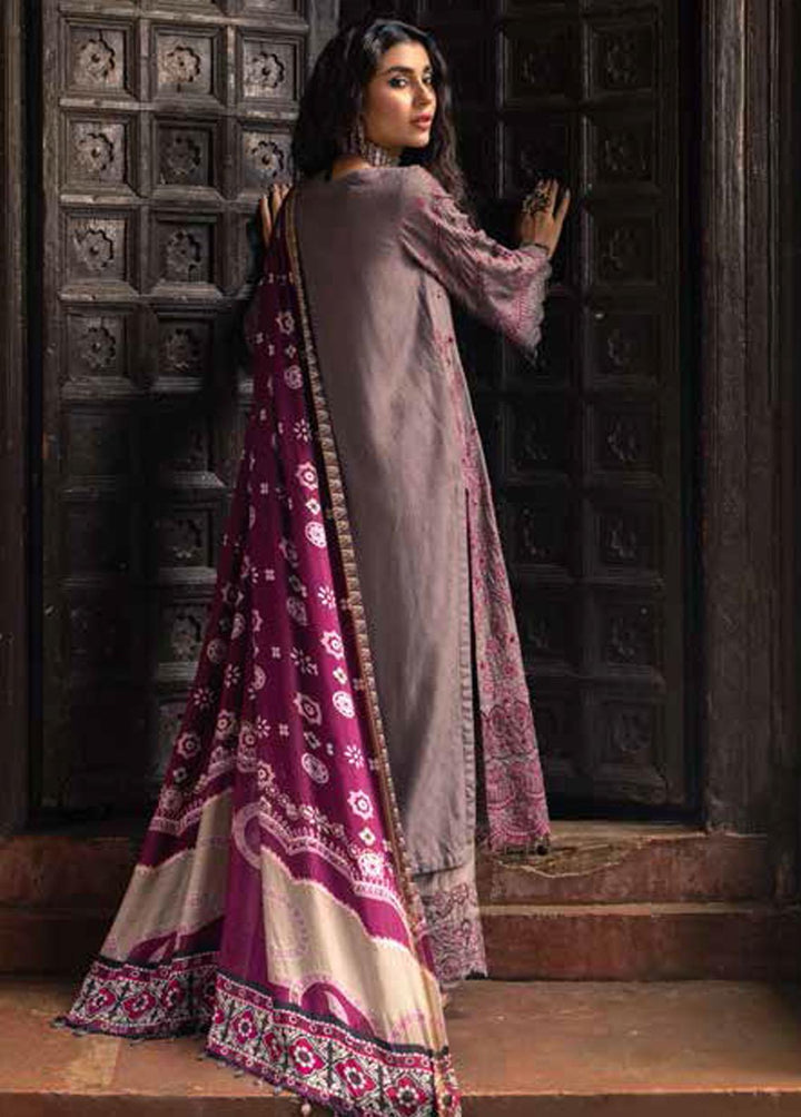 Maya By Nureh Embroidered Linen Suits Unstitched 3 Piece NU21LN 25 MASHAL - Winter Collection