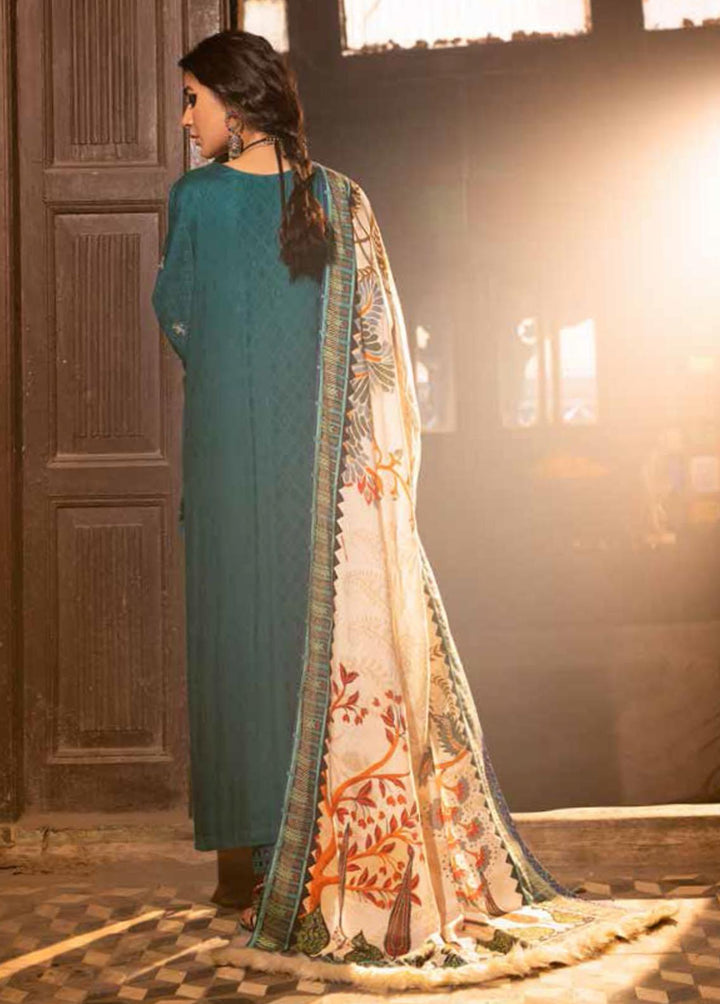 Maya By Nureh Embroidered Linen Suits Unstitched 3 Piece NU21LN 28 PARSI - Winter Collection