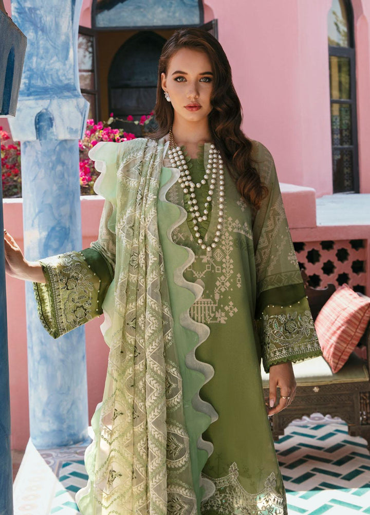 Maya By Nureh Embroidered Swiss Lawn Suits Unstitched 3 Piece NU23ML NS-64 - Luxury Summer Collection