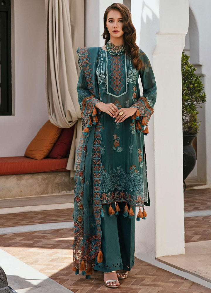 Maya By Nureh Embroidered Swiss Lawn Suits Unstitched 3 Piece NU23ML NS-66 - Luxury Summer Collection