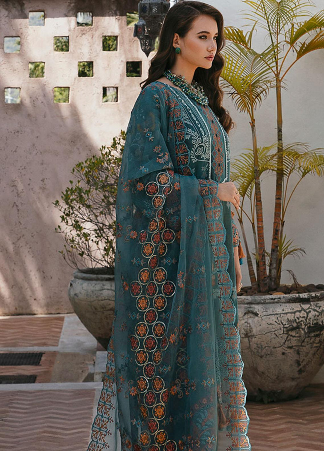 Maya By Nureh Embroidered Swiss Lawn Suits Unstitched 3 Piece NU23ML NS-66 - Luxury Summer Collection