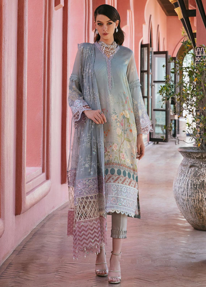 Maya By Nureh Embroidered Swiss Lawn Suits Unstitched 3 Piece NU23ML NS-67 - Luxury Summer Collection
