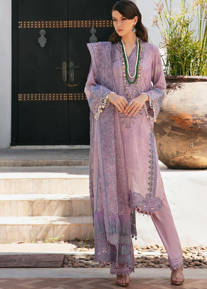 Maya By Nureh Embroidered Swiss Lawn Suits Unstitched 3 Piece NU23ML NS-70 - Luxury Summer Collection