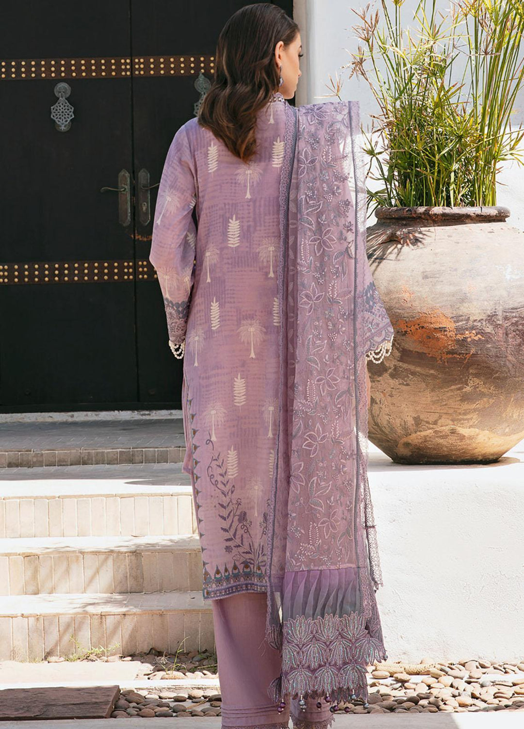 Maya By Nureh Embroidered Swiss Lawn Suits Unstitched 3 Piece NU23ML NS-70 - Luxury Summer Collection