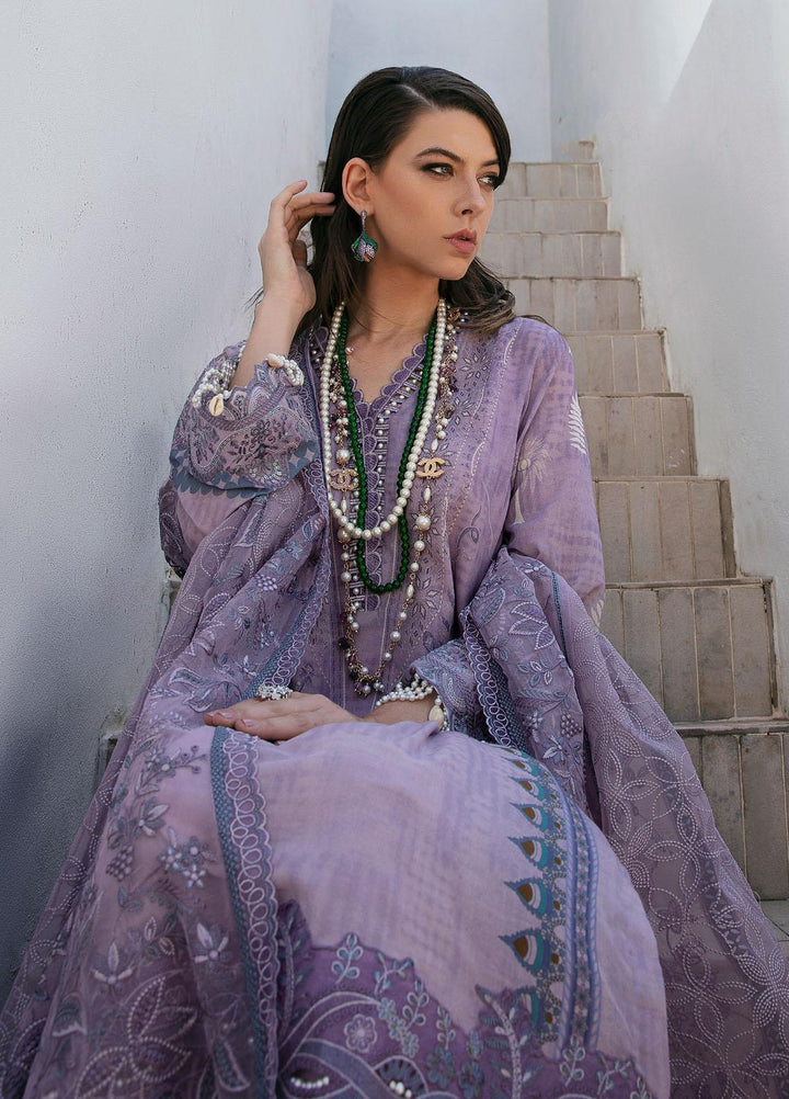 Maya By Nureh Embroidered Swiss Lawn Suits Unstitched 3 Piece NU23ML NS-70 - Luxury Summer Collection
