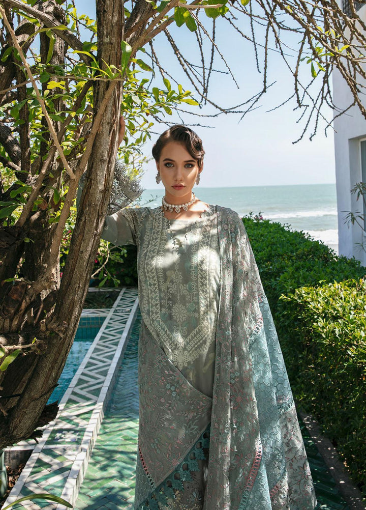 Maya By Nureh Embroidered Swiss Lawn Suits Unstitched 3 Piece NU23ML NS-71 - Luxury Summer Collection