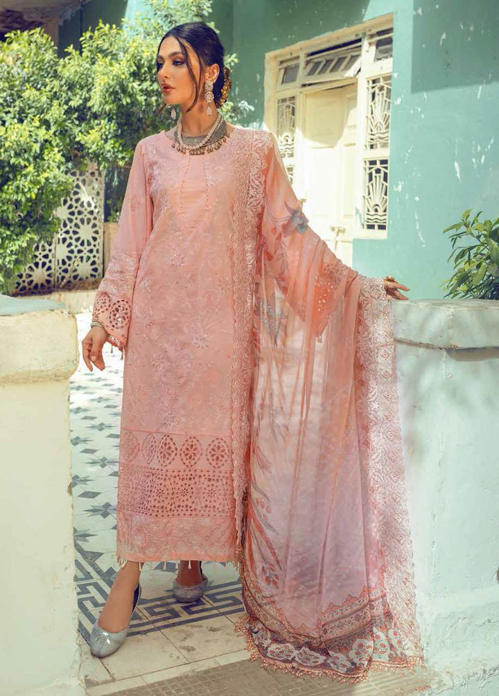 Maya By Nureh Embroidered Lawn Suits Unstitched 3 Piece NU22MF NJ-33 - Festive Collection